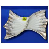 Royal Haeger 1005 Gold Tweed 22k Gold Ashtray -