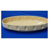 Royal Haeger R1866S Mocha Rim Oval Console Bowl