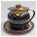 Platzgraff USA Brown Dripware Soup Bowl w/ Handle