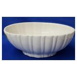 Royal Haeger 4020B White Glaze Oval Planter - MCM