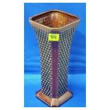 Royal Haeger Brown Hobnail Vase