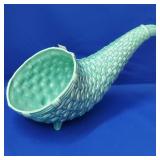 Royal Haeger R1704 Green Cornucopia Centerpiece