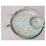 Royal Haeger USA 856 H Fish & Dip Platter