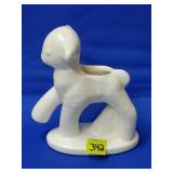Royal Haeger White Matte Lamb Nursery Planter