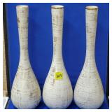 Lot of 3 Royal Haeger R1915 Gold Tweed 22k Gold