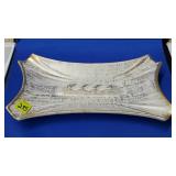 Royal Haeger USA 149 Gold Tweed 22k Gold Ashtray