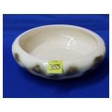 Royal Haeger R1579S Green Dimple Dot Serving Bowl