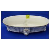 Royal Haeger RG60 Gold Tweed 22k Gold Footed Oval