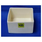 Royal Haeger 3816 White Matte Square Planter