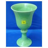 Royal Haeger USA Jade Green Pedestal Urn Planter