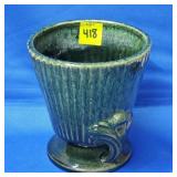 Royal Haeger #128 Mottled Green Rimmed Planter