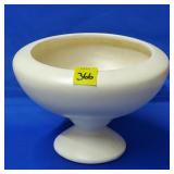 Royal Haeger White Matte Pedestal Planter - MCM