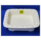 Royal Haeger 4021A White Glaze Planter Bowl - MCM