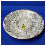 Royal Haeger 1054 Gold Tweed 22k Gold Ashtray