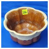 Royal Haeger 156 Brown Sandstone Drip Scalloped