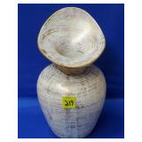 Royal Haeger 430H Gold Tweed 22k Gold Vase - MCM