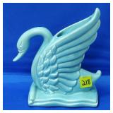 Royal Haeger R430 Turqouise Swan Planter - MCM