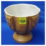 Royal Haeger 821 Brushed Orange Planter - MCM