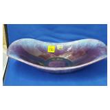 Royal Haeger R466 Purple 7 Blue Drip Glaze Console