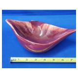 Royal Haeger R155 Burgundy w/ White Drip Glaze