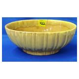 Royal Haeger 4020B Mustard Drip Glaze Oval Planter
