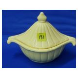 Royal Haeger #3225 Pale Yellow Tureen/ Candy Dish