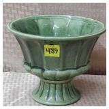 Royal Haeger F-71 FTD Splatter Green Scallopped