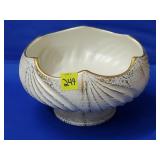 Royal Haeger R1915 Gold Tweed 22k Onion Vase