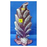 Royal Haeger R-320 Purple Glaze Leaf Vase