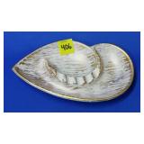 Royal Haeger 165 Gold Tweed 22k Ashtray - MCM