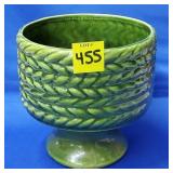 Royal Haeger #133 Rope Weave Planter on Pedestal