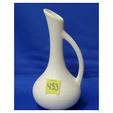 Royal Haeger RG82 White Matte Ewer Pitcher, 7 1/8H