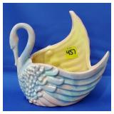 Royal Haeger by Hickman R182R Muave Agate Swan