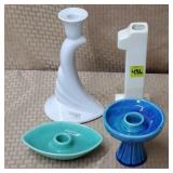 Lot of Assorted Single Royal Haeger Candle Holders