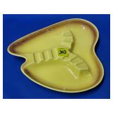 Royal Haeger R1663 Pale Yello w/ Brown Splatter