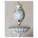 Royal Haeger 842 & 843 Gold Tweed 22k Lavabo