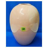 Royal Haeger Peach Gloss Glaze Floor Vase - MCM