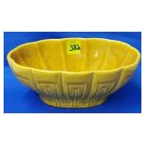 Royal Haeger #17 Mustard Yellow Speckled Planter