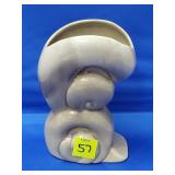 Royal Haeger R900 Chartreuse & Honey Modern Scroll