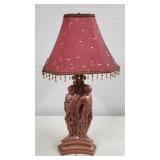 Copper-Bronze Painted Three Graces Table Lamp