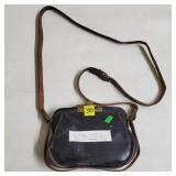 Vintage Leather Burtchers/Vendor Mony Bag Purse