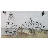 Wall Mounted Metal Decorative Candle Holders