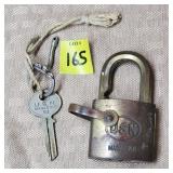 Vintage U.S. Navy Lock & Key