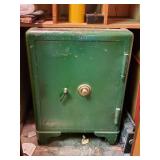 Antique Green Safe