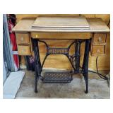 Antique Singer Sewing Machine w/ Glass Knobs