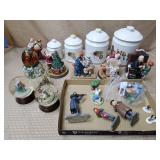 Lot of Snowglobes, Christmas Knick Knacks,