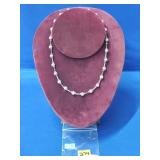 .925 Itaor Sterling Beaded Necklace