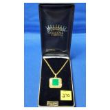 Genuine Gasini Jade Diamonique Necklace