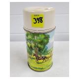 Vintage 1962 King-Seeley Thermos Farm Scene Lunch