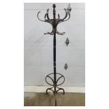 73' H Wood Hat Tree & Umbrella Stand
